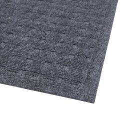 Nicola Spring Heavy Duty Dirt Trapper Door Mats - 60 x 40cm - Set of 2 in Grey - Size: 40 cm x 60 cm - thumbnail 4