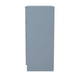 Ready Assembled 2 U Dover 4 Drawer Midi Chest (Ready Assembled) in Light Blue - thumbnail 3