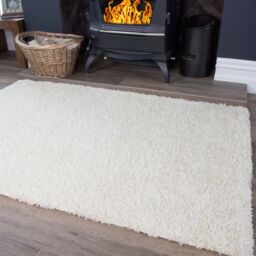 Kukoon Cream Soft Value Shaggy Living Area Rug - Size: 180 cm x 270 cm - thumbnail 2
