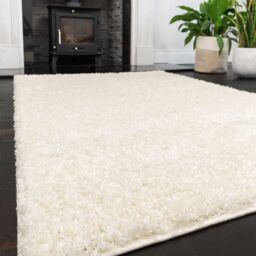 Kukoon Cream Soft Value Shaggy Living Area Rug - Size: 180 cm x 270 cm - thumbnail 1