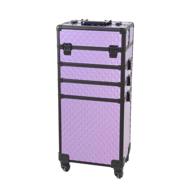 Kelvenix 4 in 1 Makeup Cosmetic Storage Box in Purple - image 1