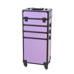 Kelvenix 4 in 1 Makeup Cosmetic Storage Box in Purple - thumbnail 1