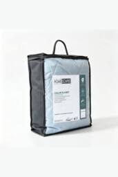 Homescapes Luxury Cooling Blanket, Summer Coverless Duvet in Blue - Size: Double - thumbnail 9