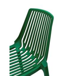 SPETLEK Green Plastic Bar Stools, Stacking Bar Stools, Stacking High Stools - thumbnail 2