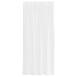Berkfield Home Curtains with Curtains 2 pcs White 140 x 175 cm Polyester - thumbnail 4