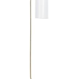 Wyld and Coco Floor Lamp Copper Base White Linen Shade 156 cm - thumbnail 2