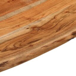 Berkfield Home Wall Shelf 40x40x3.8 cm Square Solid Wood Acacia Live Edge in Brown - thumbnail 6