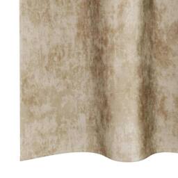 Berkfield Home Velvet Curtains 2 pcs with Eyelets Cream 175x140 cm - thumbnail 6