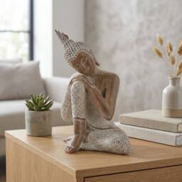 Garden Greatness Artistic Finesse Sitting Buddha Decoration - Size: 1 Pack - thumbnail 1