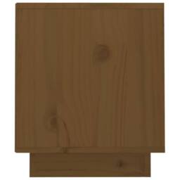 Berkfield Home TV Cabinet Honey Brown 70x34x40 cm Solid Wood Pine - Size: 70 x 34 x 40 cm - thumbnail 8