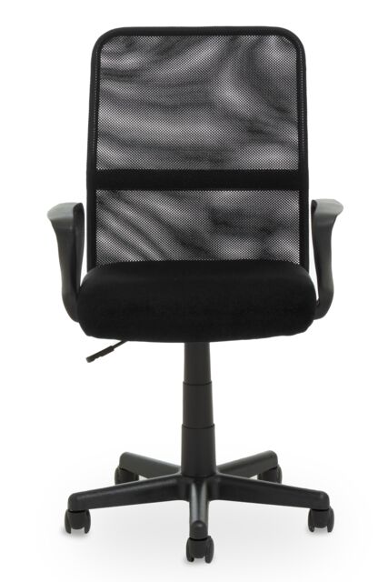 Orsina Ergonomic Black Home Office Chair, Comfortable Design Work From Home Chair, Movable Ergonomic Work Chair - image 1
