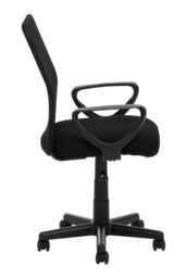 Orsina Ergonomic Black Home Office Chair, Comfortable Design Work From Home Chair, Movable Ergonomic Work Chair - thumbnail 3