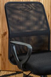 Orsina Ergonomic Black Home Office Chair, Comfortable Design Work From Home Chair, Movable Ergonomic Work Chair - thumbnail 6