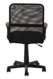 Orsina Ergonomic Black Home Office Chair, Comfortable Design Work From Home Chair, Movable Ergonomic Work Chair - thumbnail 4