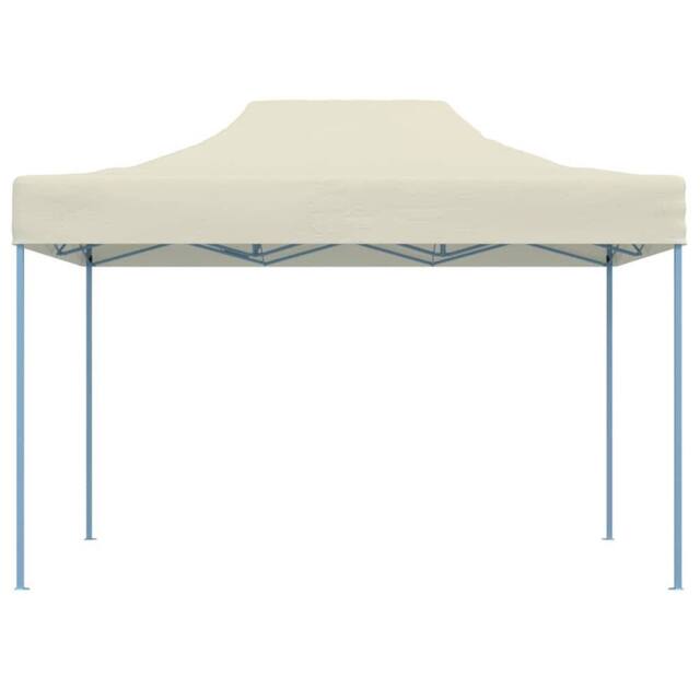 Berkfield Home Professional Folding Party Tent 3x4 m Steel Cream in Beige - image 1