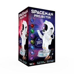Menkind RED5 Nebula Space Man 360° Spin Projector Light in White - thumbnail 5