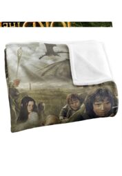 Lord of the Rings The Blanket, 152x127 cm Trilogy Poster Silky Touch Super Soft Throw Blanket in White - thumbnail 3