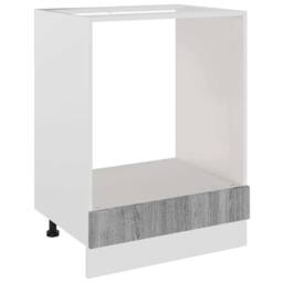 Berkfield Home Oven Cabinet Grey Sonoma 60x46x81.5 cm Engineered Wood - thumbnail 3