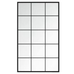 Berkfield Home Wall Mirrors 6 pcs Black 100x60 cm Metal - thumbnail 4