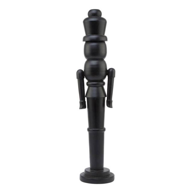 Hill Interiors Wooden Nutcracker Ornament in Black - image 1