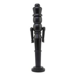 Hill Interiors Wooden Nutcracker Ornament in Black