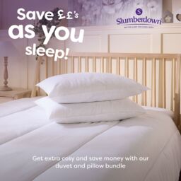 Slumberdown 2 Pack Climate Control Firm Support Pillows in White - thumbnail 2