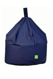 Bean Lazy Cotton Twill Navy Blue Bean Bag Child Size in Dark Blue - Size: Small - thumbnail 1