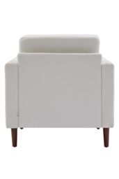 Living and Home Mid-Century Single Sofa Armchair in Beige - thumbnail 5