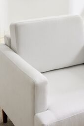 Living and Home Mid-Century Single Sofa Armchair in Beige - thumbnail 6