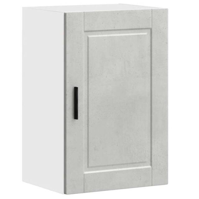Berkfield Home Kitchen Wall Cabinet Porto Concrete Grey Engineered Wood - image 1