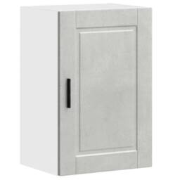 Berkfield Home Kitchen Wall Cabinet¬†Porto Concrete Grey Engineered Wood - thumbnail 1