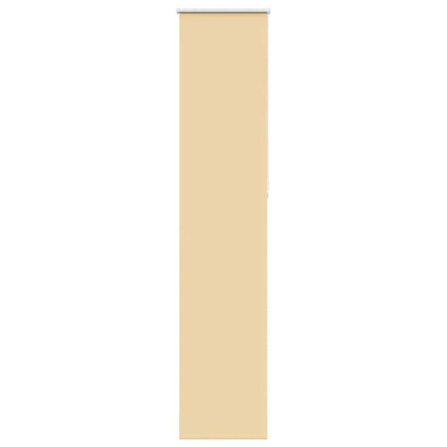 Berkfield Home Roller Blind Blackout Beige 60x210 cm Fabric Width 55.7 cm Polyester - image 1
