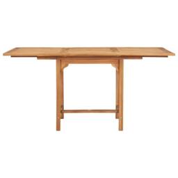 Berkfield Home Beautiful 7 Piece Garden Dining Set Solid Teak Wood in Brown - thumbnail 6
