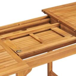 Berkfield Home Beautiful 7 Piece Garden Dining Set Solid Teak Wood in Brown - thumbnail 8