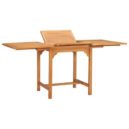 Berkfield Home Beautiful 7 Piece Garden Dining Set Solid Teak Wood in Brown - thumbnail 1