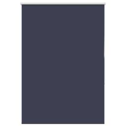 Berkfield Home Roller Blind Blackout Marine 130x175 cm Fabric Width 126.6 cm Pol… in Blue