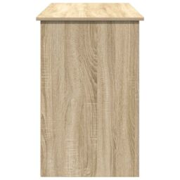 Berkfield Home Desk Sonoma Oak 102x50x75 cm Engineered Wood in Brown - Size: 102 x 50 x 75 cm - thumbnail 6