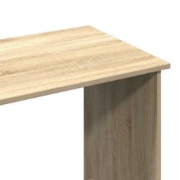 Berkfield Home Desk Sonoma Oak 102x50x75 cm Engineered Wood in Brown - Size: 102 x 50 x 75 cm - thumbnail 8