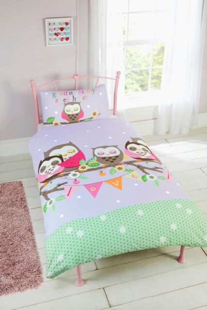 Rapport Home Goodnight Sweetheart Duvet Cover Set with Pillowcase - Size: Single - image 1
