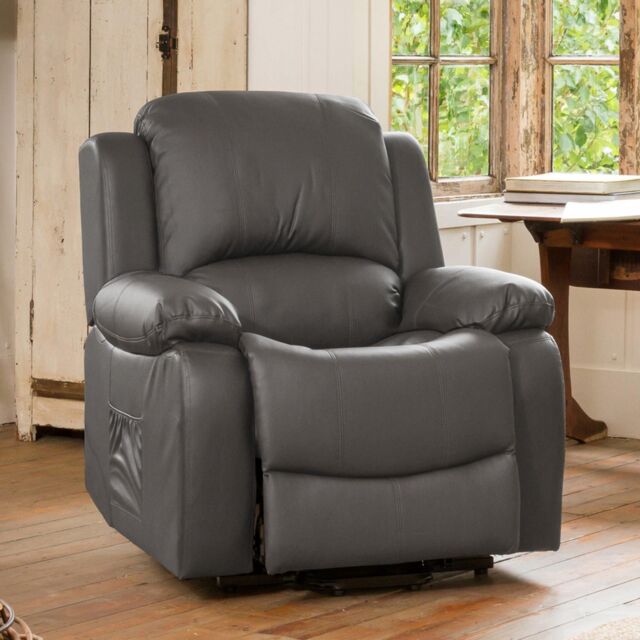 Artemis Home Glendale Manual Recliner Armchair in Grey - image 1