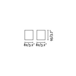 Netlighting Tecto 1 Light Square Surface Mounted Downlight Black GU10 - thumbnail 2