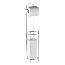 Havendro 1 X Chrome Toilet Roll Holder Free Standing 4 Roll Storage in Silver - thumbnail 1