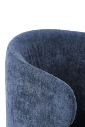 Living and Home Set of 2 Upholstered Dining Chairs in Blue - thumbnail 8