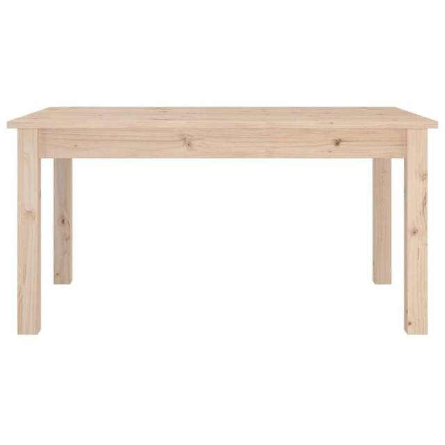 Berkfield Home Beautiful Coffee Table 80x50x40 cm Solid Wood Pine in Light Tan - Size: 80 x 50 x 40 cm - image 1
