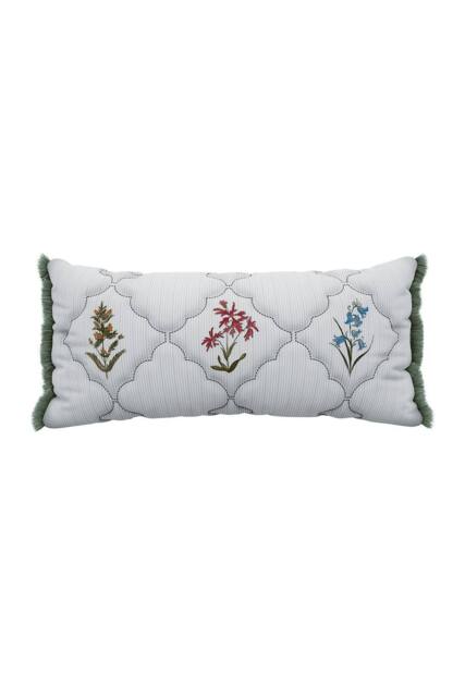 Sanderson 'Spring Meadow' Cotton Cushion in Light Blue - image 1