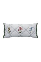 Sanderson 'Spring Meadow' Cotton Cushion in Light Blue