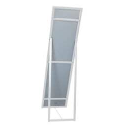 Harbour Housewares Square Full-Length Mirror - Freestanding Mirror for Bedrooms, Hallways in White - thumbnail 5