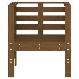 Berkfield Home Beautiful Garden Chairs 2 pcs Honey Brown 61.5x53x71 cm Solid Woo - thumbnail 5