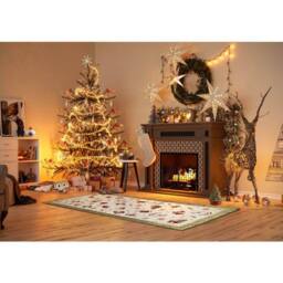 THE RUGS Villeroy & Boch Nostalgic Shine Rug - Soft Cotton in Green - Size: 150 cm diameter - thumbnail 9