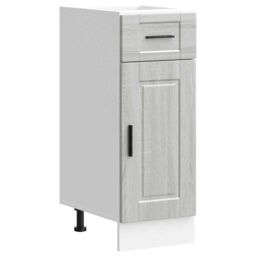 Berkfield Home Kitchen Base Cabinet¬†Porto Grey Sonoma Engineered Wood - thumbnail 2
